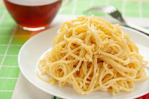 Макароны с яйцом