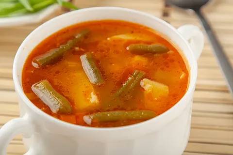 Суп со стручковой фасолью